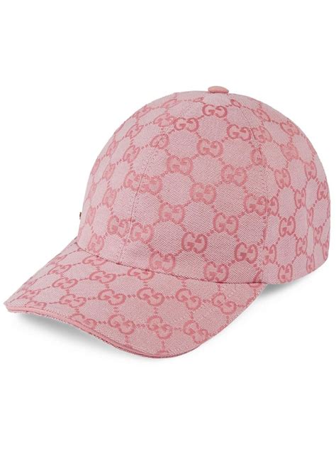 casquette gucci fraise rose|casquette gucci rose.